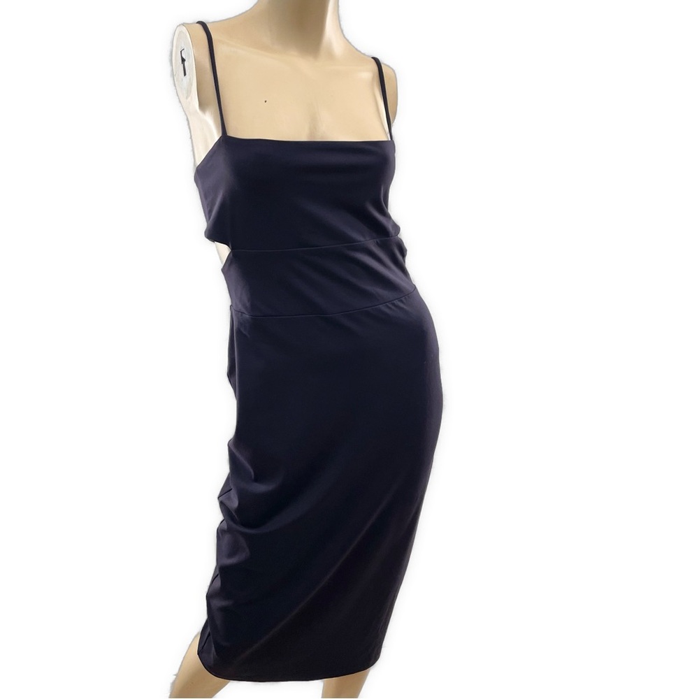 Susana Monaco- Midnight Navy Blue back cut out maxi dress- M